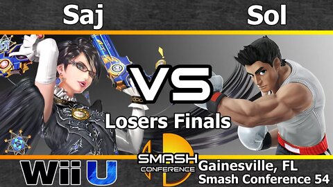 Saj (Bayonetta) vs. MVG|Sol (Little Mac) - Losers Finals - SC54