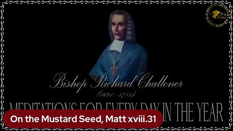 ✠Challoner Meditation: November 23rd