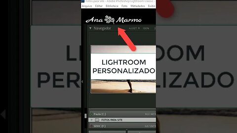 LIGHTROOM COM O SEU LOGO! PERSONALIZE O SEU LIGHTROOM E DEIXE COM SUA ASSINATURA E FONTES QUE GOSTA.