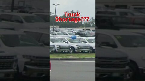 Truck Shortage? #shorts #shortage #truck #cars #trucks