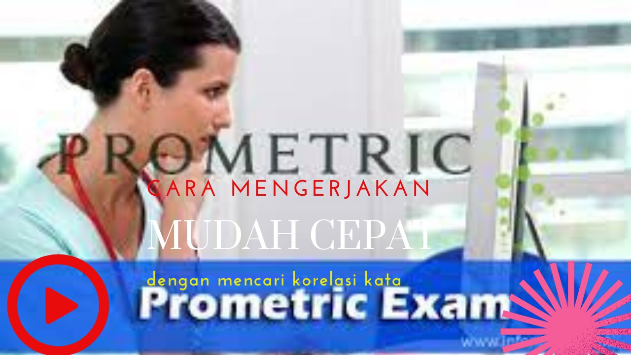 CARA MUDAH DAN CEPAT UJIAN PROMETRIK - HOW TO DO PROMETRIC EASILY FAST