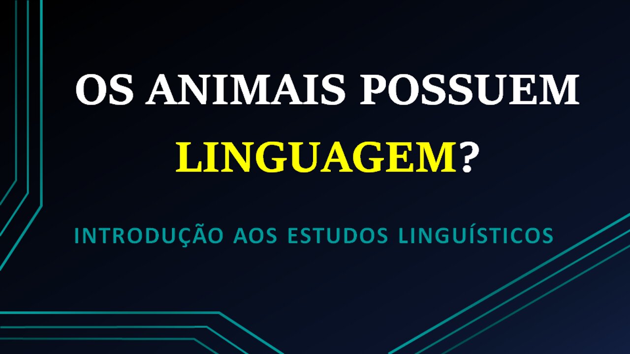 Comunicação animal versus linguagem humana