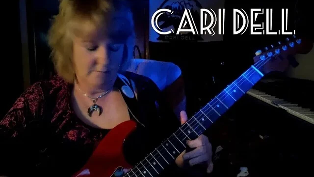 Mellow Smooth Jazz Guitar Instrumental music- Cari Dell- Female lead guitarist