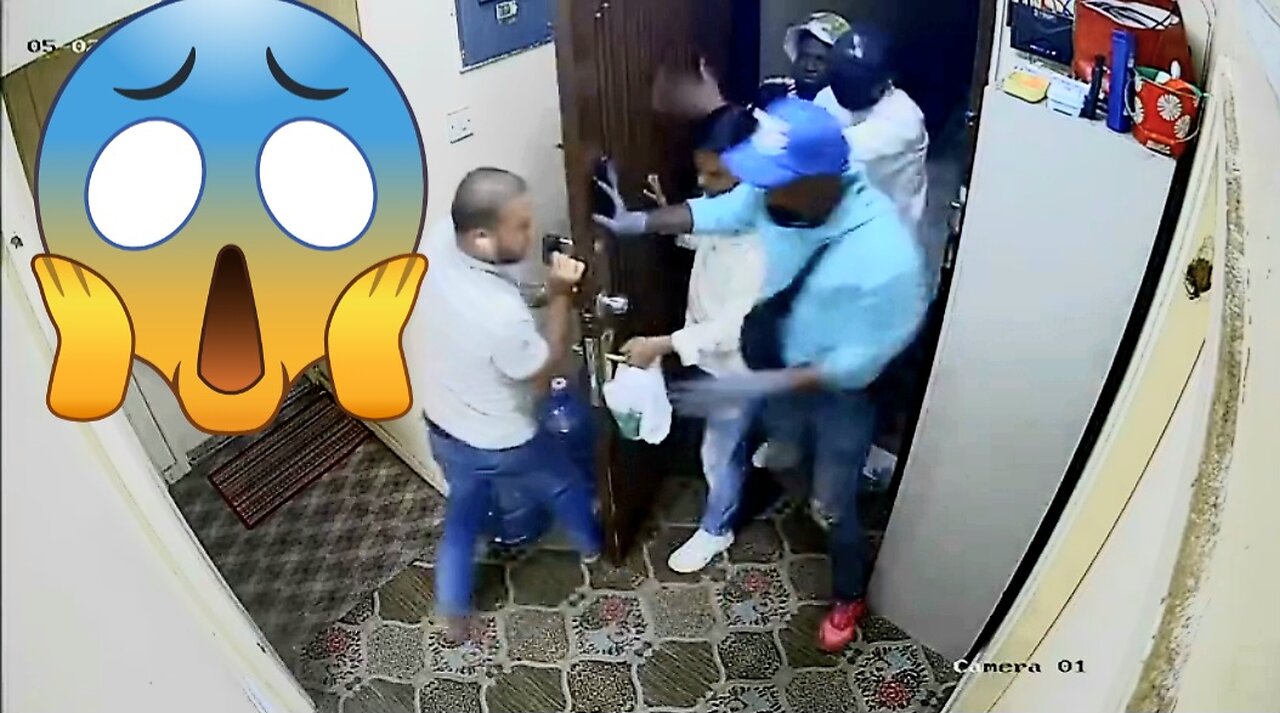 Do not open the door of the house to strangers until you are sure of the knocker