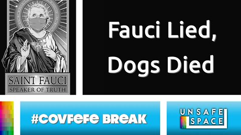 [#Covfefe Break] Trans & Nonbinary Throuple, St. Fauci & the Dogs; with Kamran Pasha & Libby Emmons