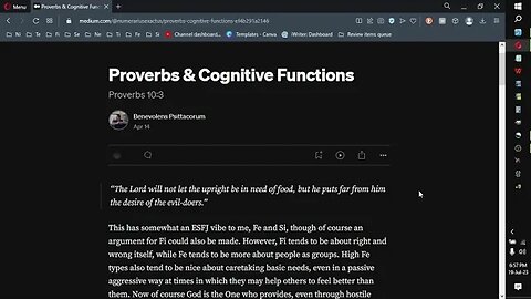 Proverbs 10:3, Proverbs & Cognitive Functions series.