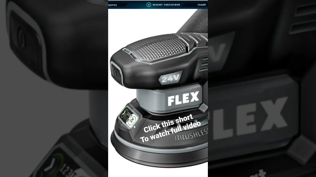 New Flex Orbital Sander #shorts #flextools