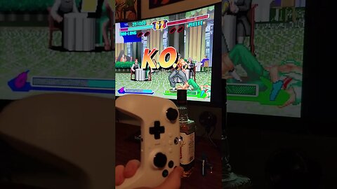 #shorts Trying Out 8Bitdo XB Controller & Being Trash at Fighters But I Can Do Charge Moves Tho LULZ