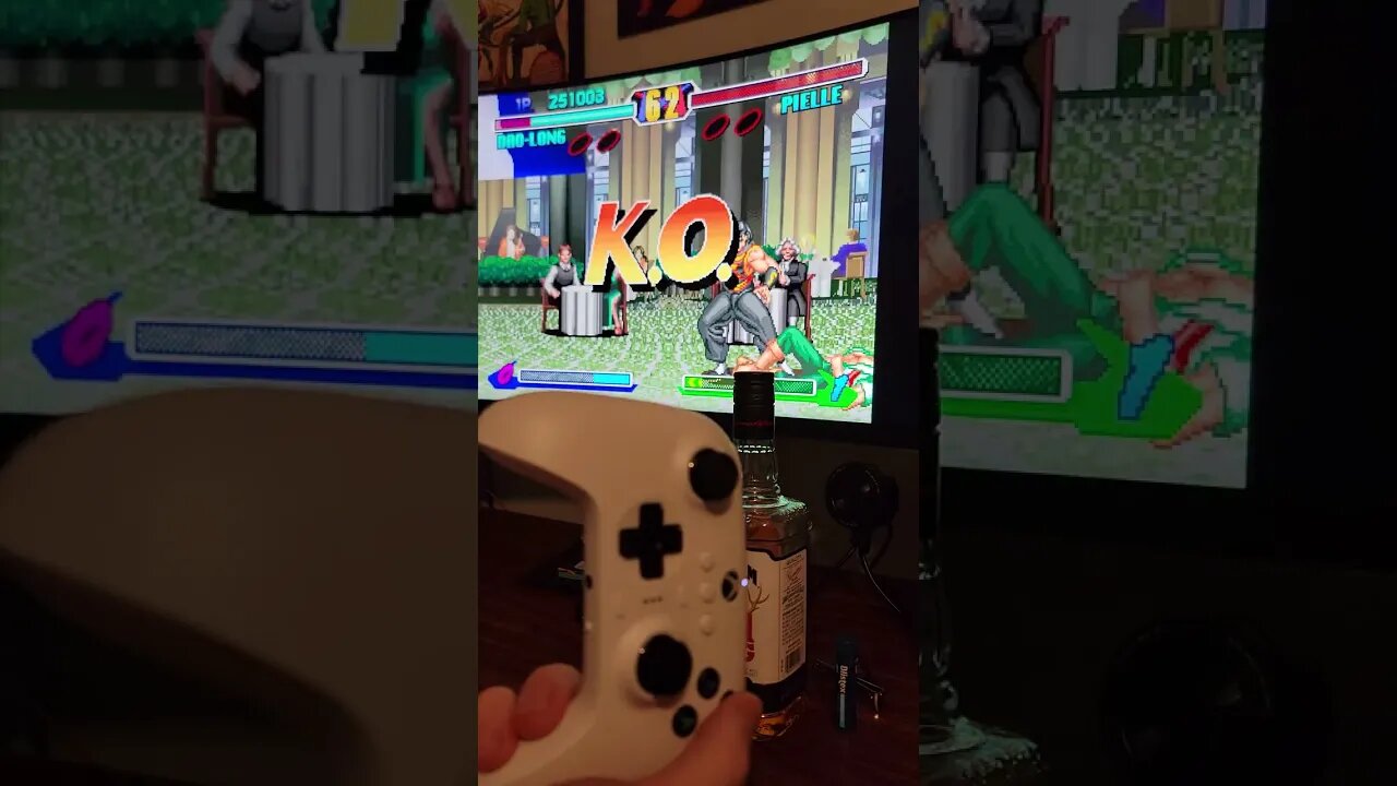 #shorts Trying Out 8Bitdo XB Controller & Being Trash at Fighters But I Can Do Charge Moves Tho LULZ