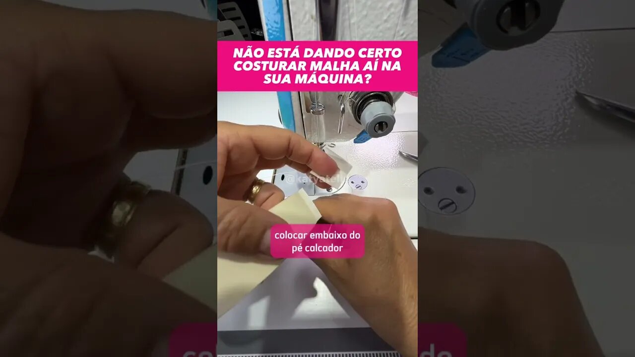 Costurar malha na máquina nunca mais vai dar errado depois dessa dica!