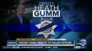 Hockey game honors fallen deputy Heath Gumm