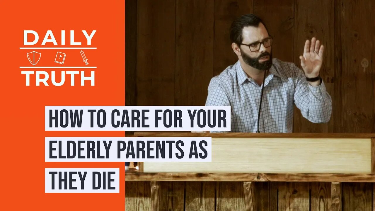 How To Care For Your Elderly Parents As They Die