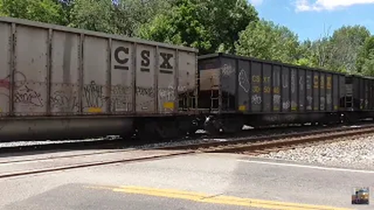 CSX Coal Trains from Westfield Rd. Creston, Ohio June 9, 2024 Part 3