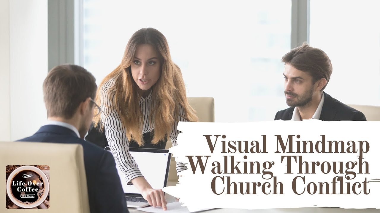 Visual Mindmap Walking Through Church Conflict