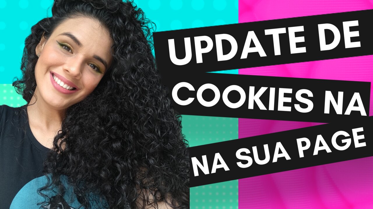 Adicionando informação de cookies na Landing Page (site) | Atualizar