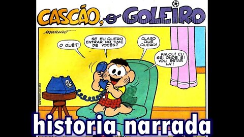 Cascão, o goleiro | Gibis do Rapha