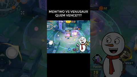 MEWTWO VS VENUSAUR QUEM VOCÊ ACHA QUE VENCEU??? 😎😎POKÉMON UNITE #shorts