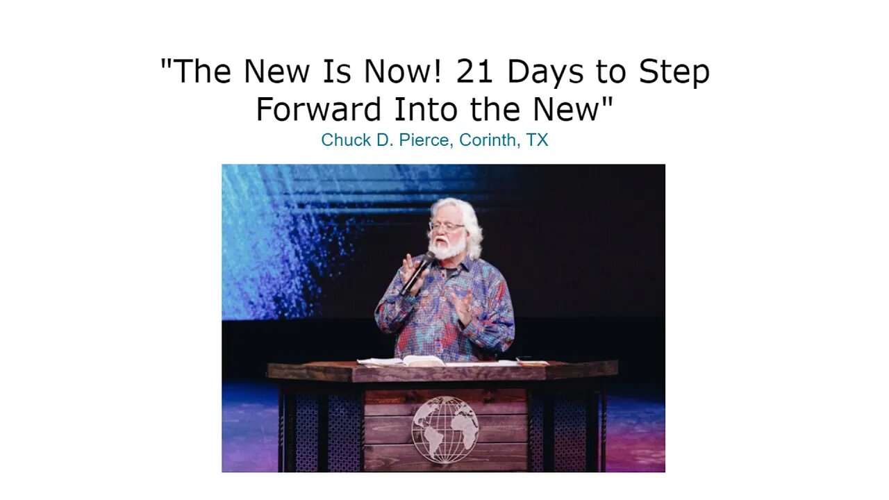 The New Is Now! 21 Days to Step Forward Into the New - Chuck D Pierce