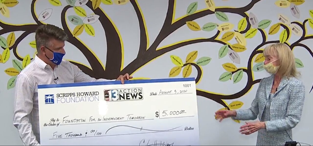 13 Action News, Scripps Howard Foundation donate $5K to local nonprofit