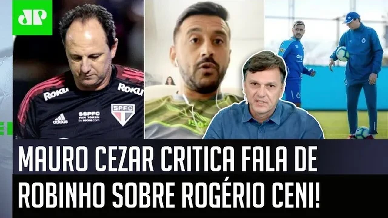 "Essa DECLARAÇÃO é um NEGÓCIO ESTARRECEDOR!" Fala de Robinho sobre Ceni gera CRÍTICA de Mauro Cezar!