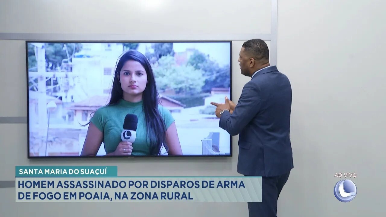 Santa Maria do Suaçuí: Homem assassinado por disparos de Arma de Fogo em Poaia, na Zona Rural.