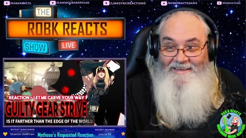 Guilty Gear Strive Reaction - Let Me Carve Your Way [With Lyrics] (Zato Theme - Requested