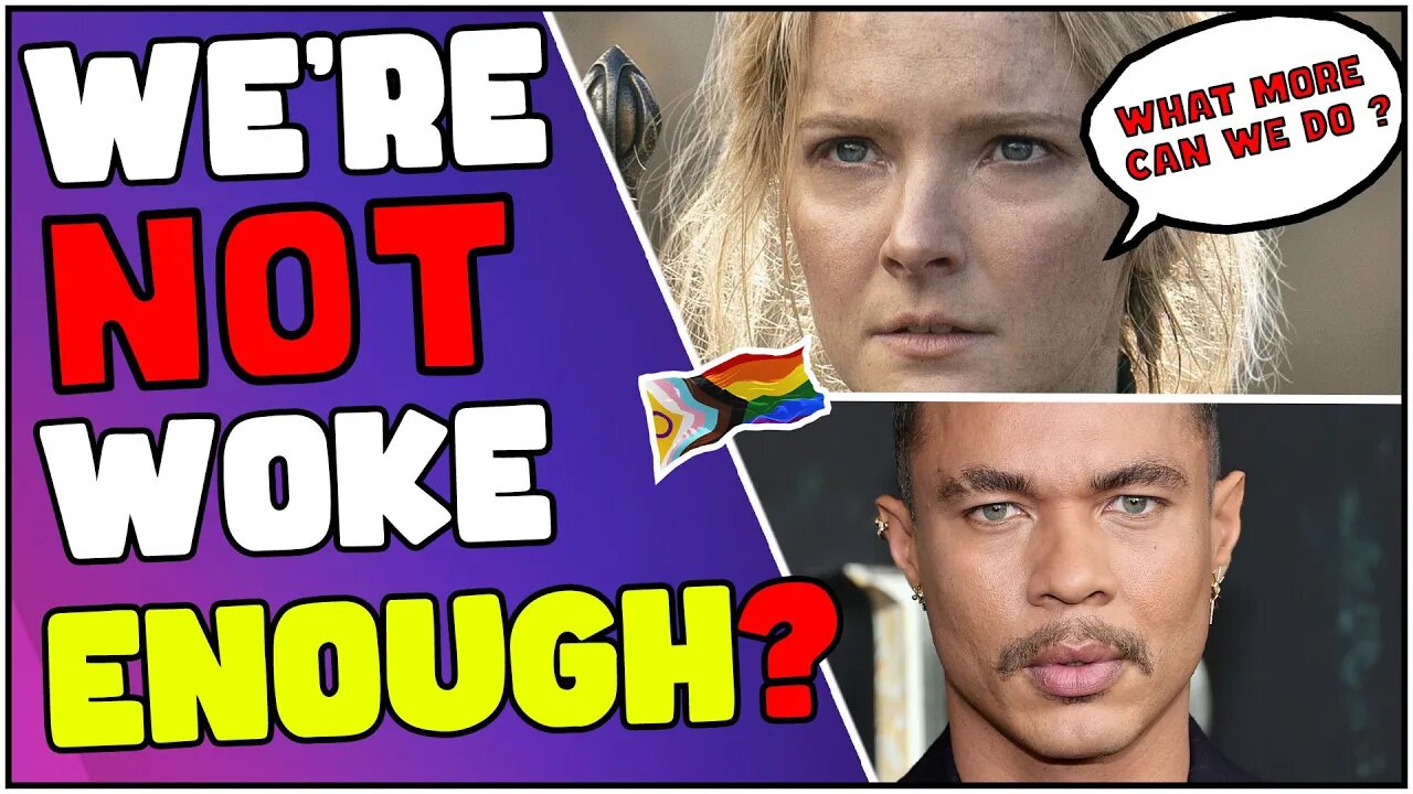 The Rings of Power Not WOKE Enough ! Shill Journalist says TOO MANY MEN !!