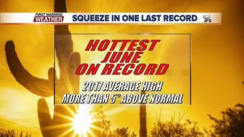 Chief Meteorologist Erin Christiansen's KGUN 9 Forecast Friday, June 30, 2017