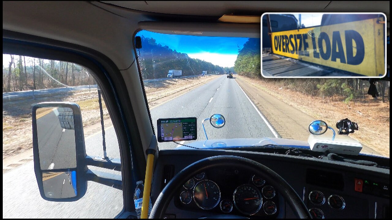 OTR TRUCKING VLOG | CAN’T MAKE DELIVERY APPOINTMENT + OVER SIZE LOAD + CALI NEW TRUCK RESTRICTIONS?