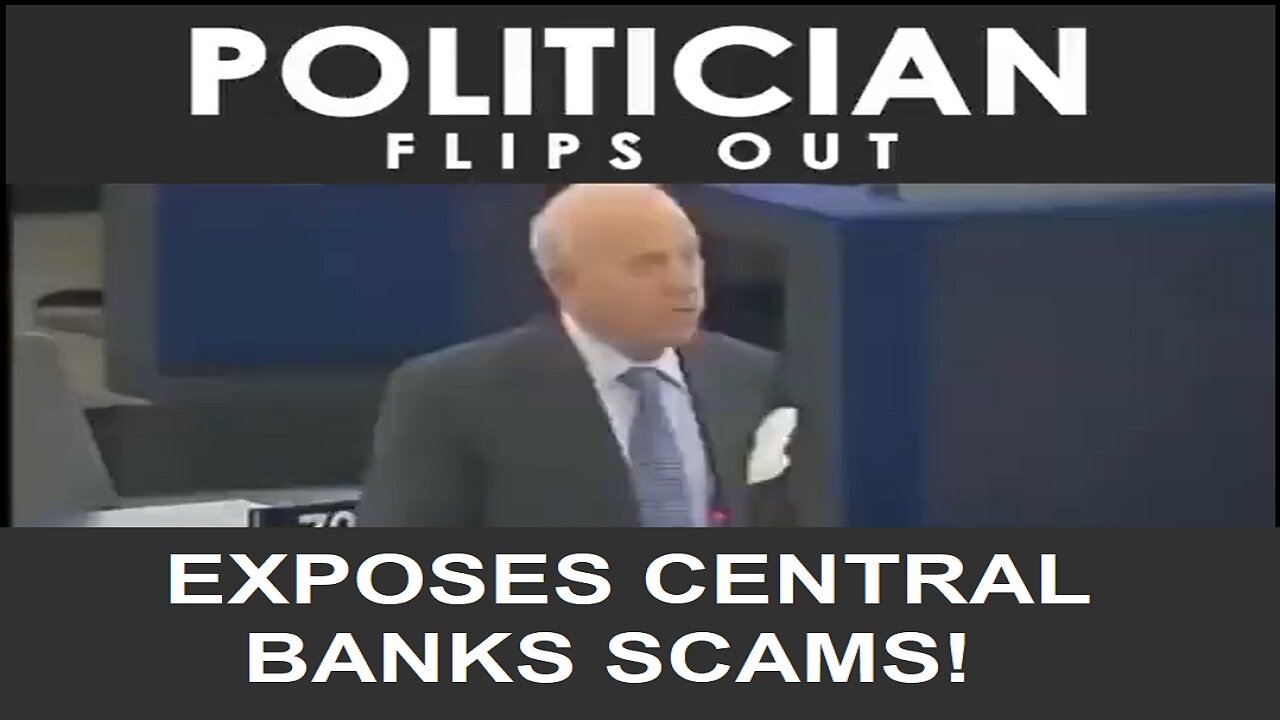 POLITICIAN FLIPS OUT: EXPOSES CENTRAL BANKS SCAMMING TAXPAYERS