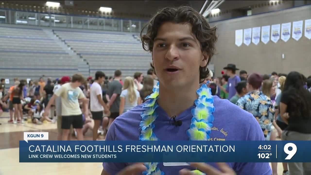 Catalina Foothills High School welcomes freshmen students