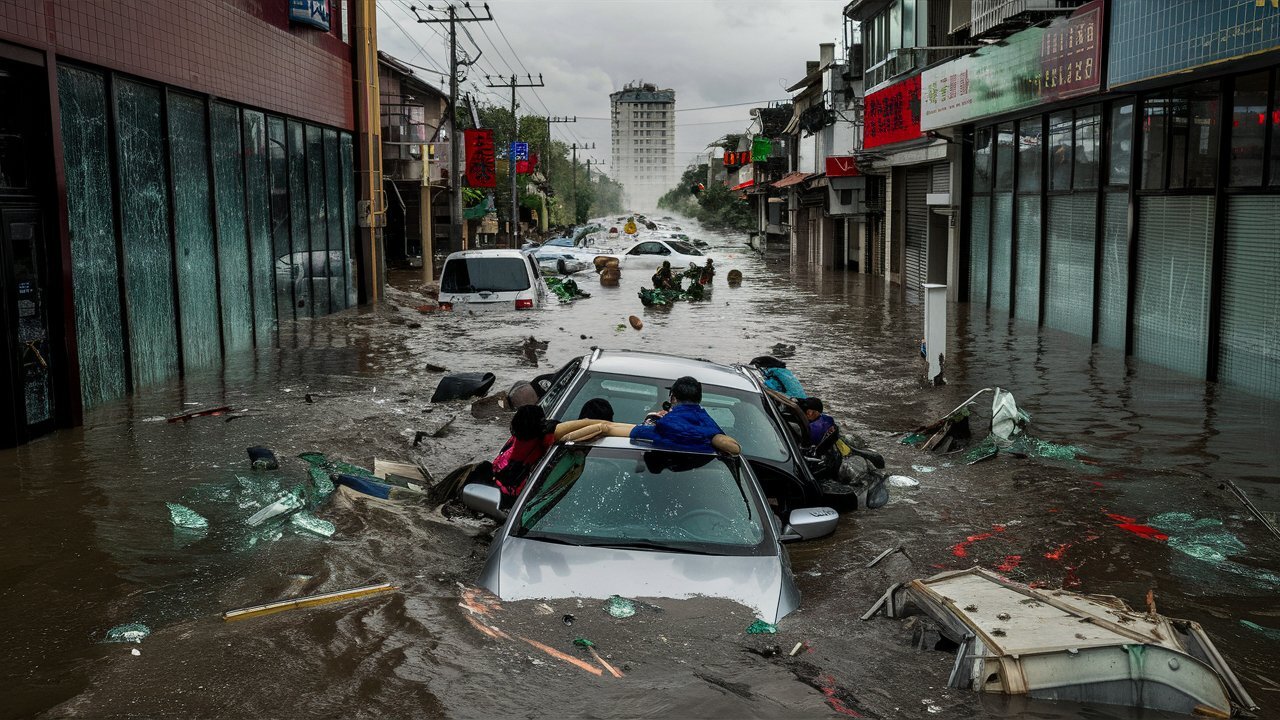 China NOW! Catastrophic Floods, Record Rainfall, Crops Destroyed