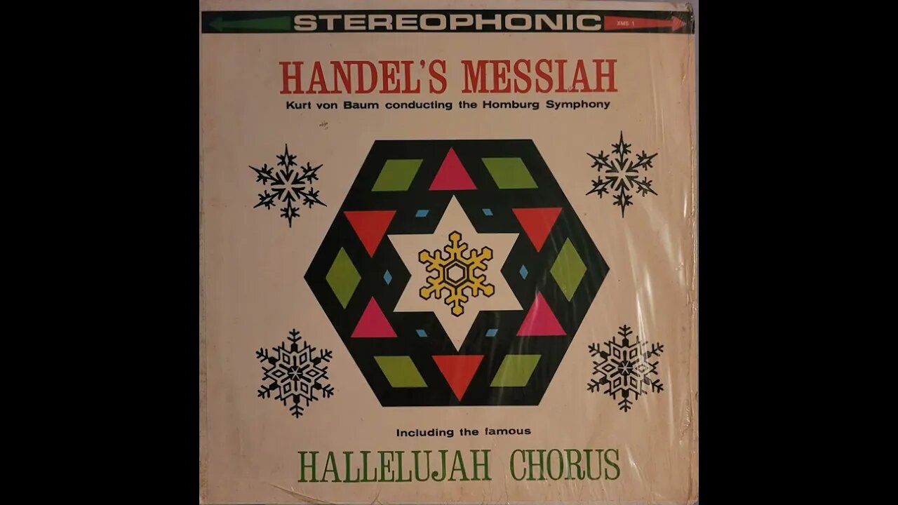 Kurt Von Baum Conducting The Homburg Symphony – Handel's Messiah