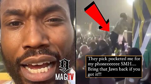 Meek Mill Heated After Getting Pick Pocketed For His Iphone In Ghana! 😱