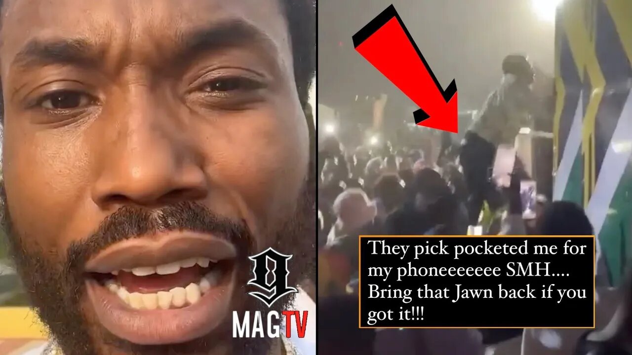 Meek Mill Heated After Getting Pick Pocketed For His Iphone In Ghana! 😱