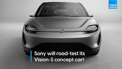 Sony will road-test its Vision-S concept car!