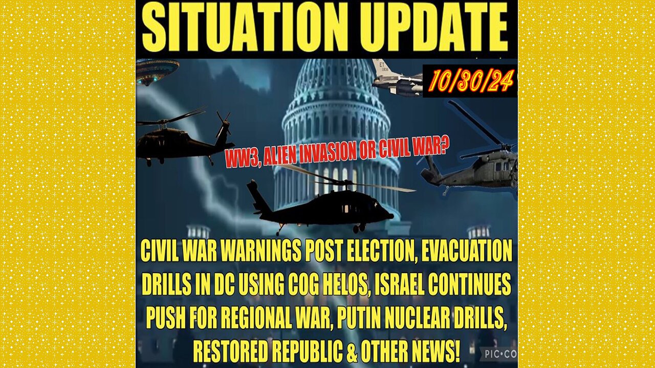 SG Anon. Juan O Savin ~ Situation Update 10/30/24 ~ Restored Republic > Judy Byington- Q+ White Hats