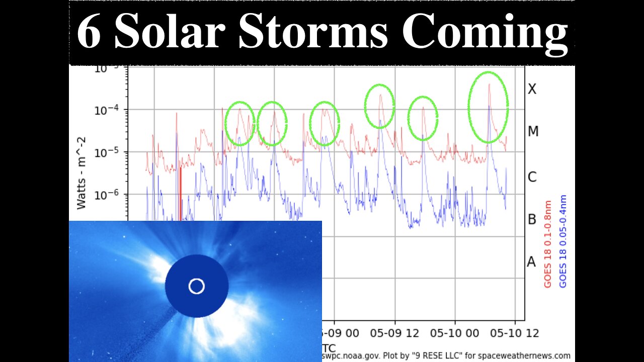 SIX SOLAR STORMS ON THEIR WAY TO EARTH | S0 News May.10.2024