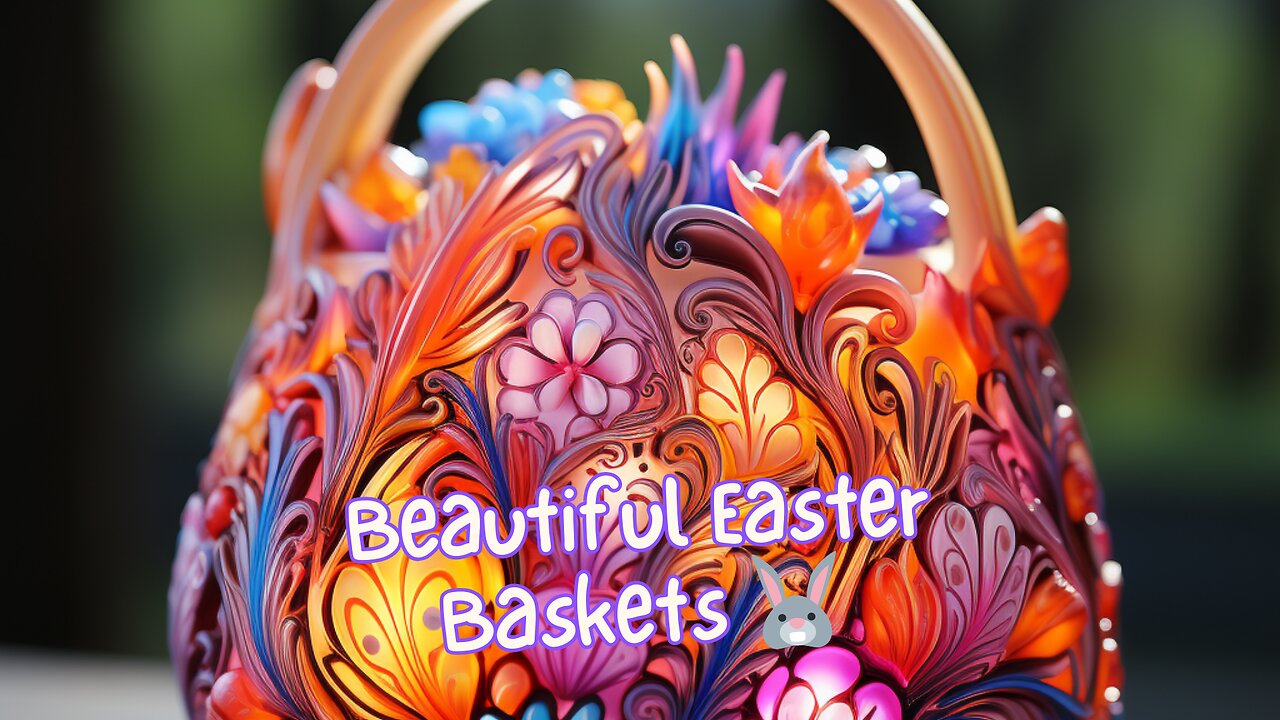 Easter Basket Stickers