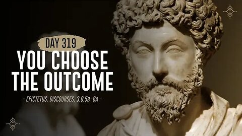 You Choose the Outcome - Day 319 - The Daily Stoic 365 Day Devotional