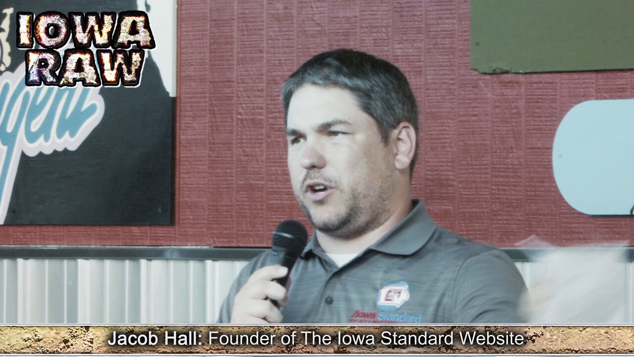 Founder of The Iowa Standard, Jacob Hall The Future of the This Country--That Flag is On the Line