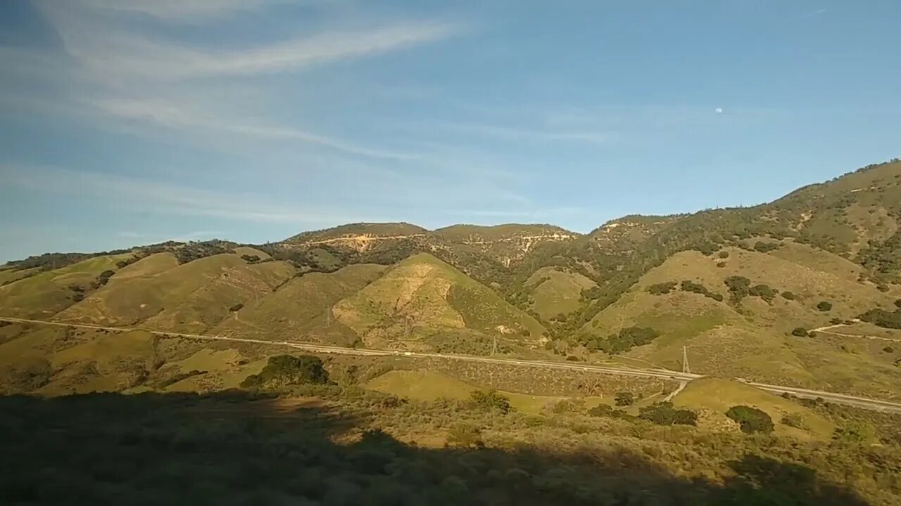 Amtrak Coast Starlight in California's Central Coast region