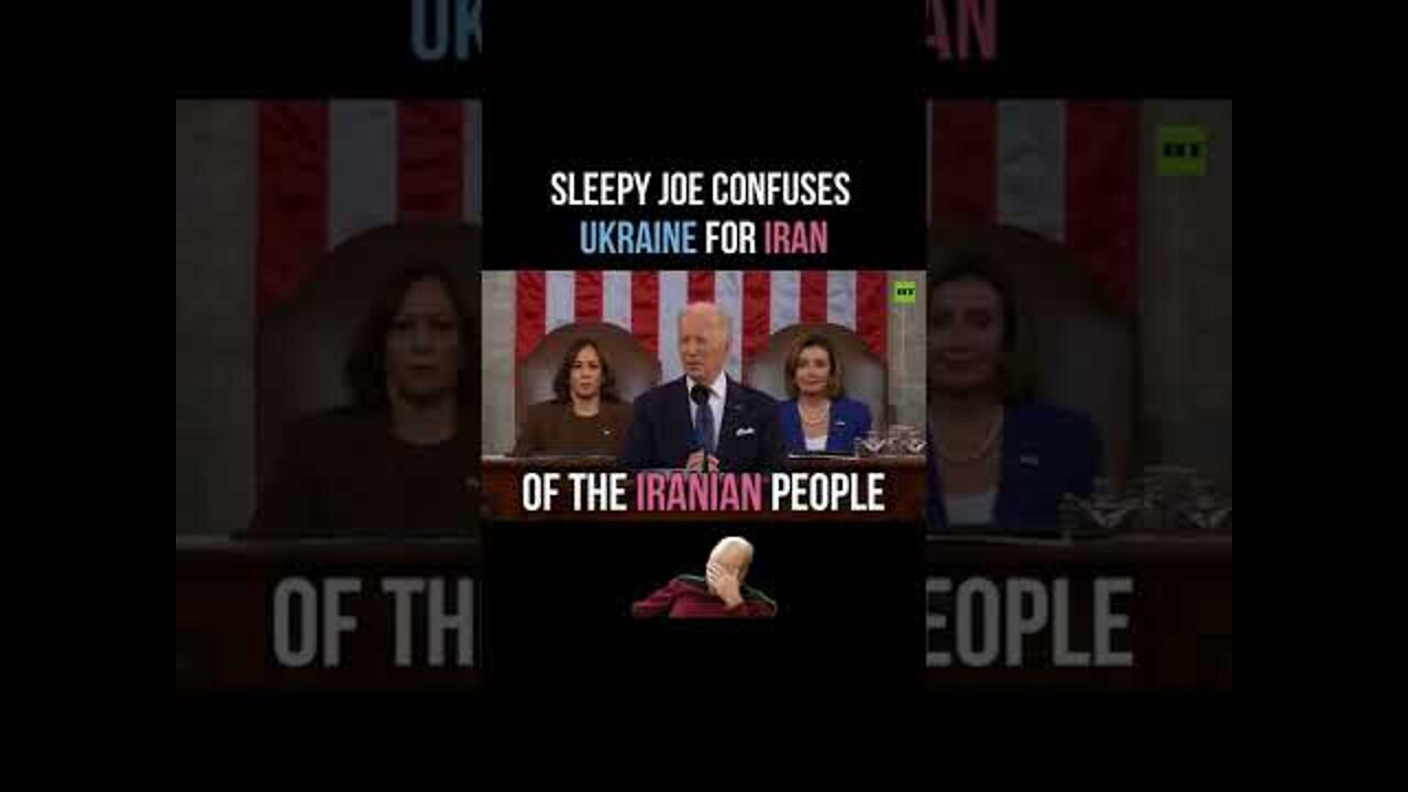 Joe Biden confuses Ukraine with Iran #shorts