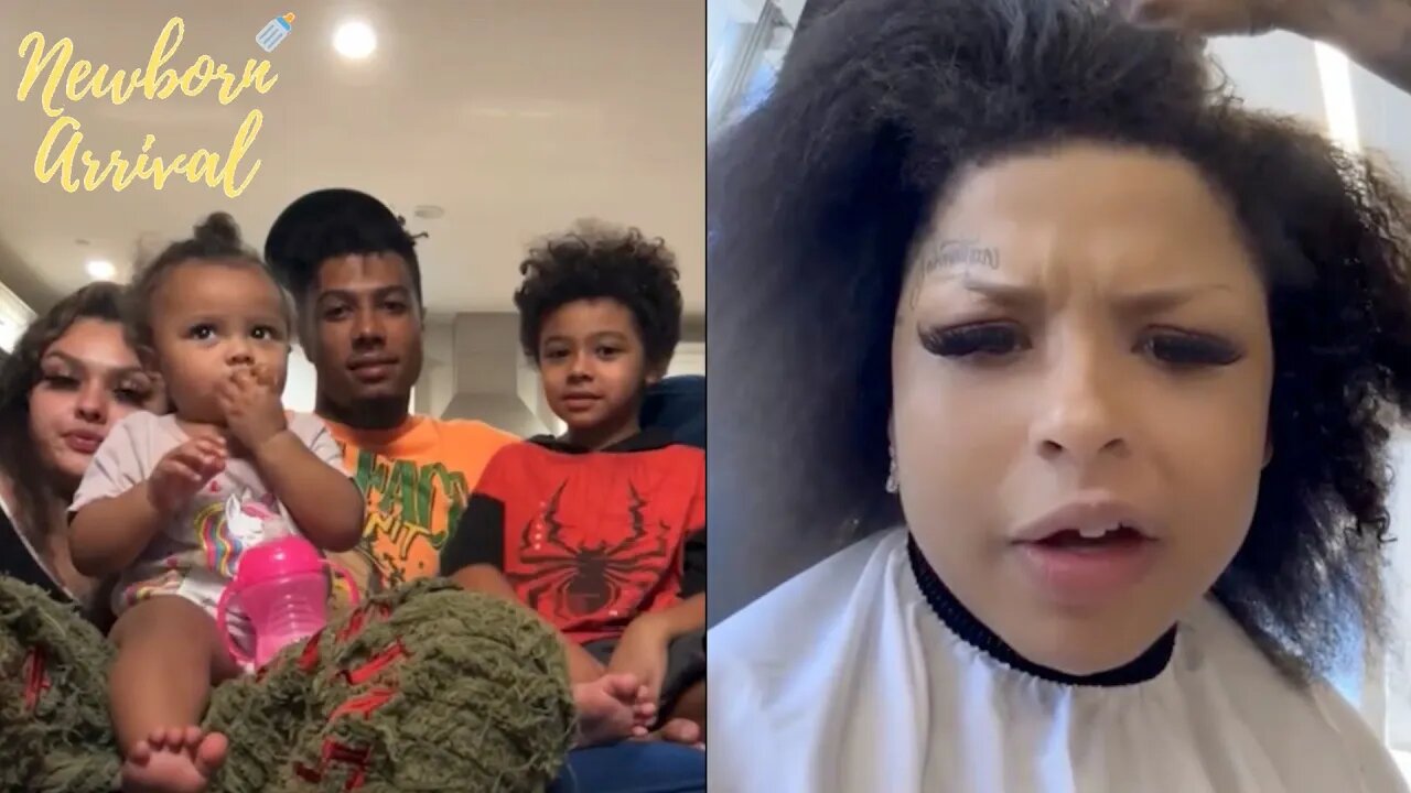 Blueface Is Unbothered By Chrisean Rock's G-Wagon Rant During Family Time! 🤷🏾‍♂️