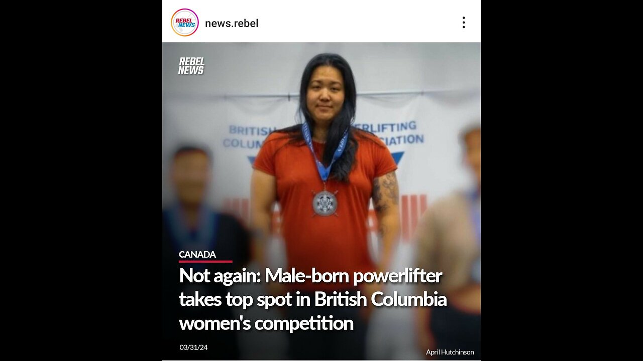 Male Born Powerlifter Takes Top Spot In British Columbia Women's Competition
