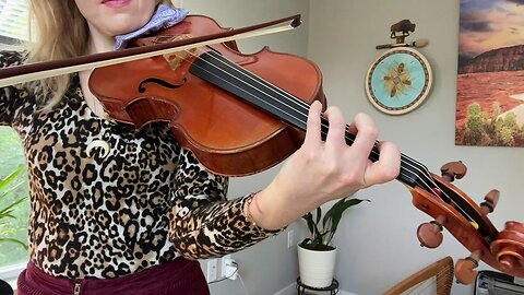 F# Harmonic Minor Scale Viola Tutorial