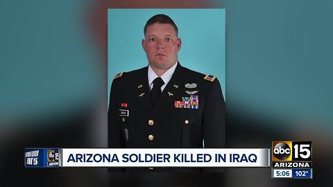 Arizona soldier killed in helicopter crash in Iraq