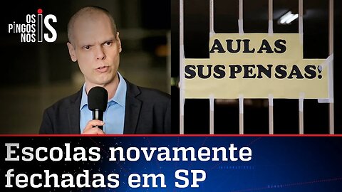 Bruno Covas ordena suspensão das aulas presenciais