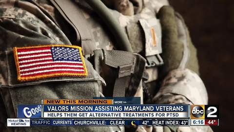 Valors Mission aims to help veterans with PTSD