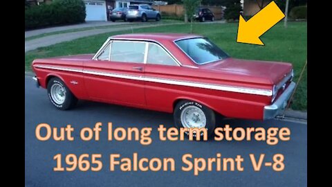 1965 Ford Falcon Sprint V-8 Test Drive !